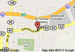 map to The Abbot Home